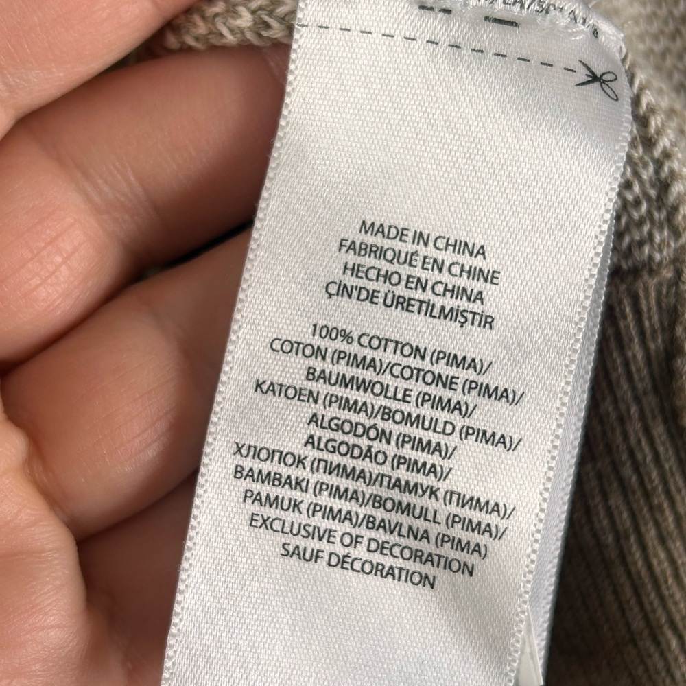 Polo Ralph Lauren Men's Beige Half-Zip Sweater - Picture 5 of 8